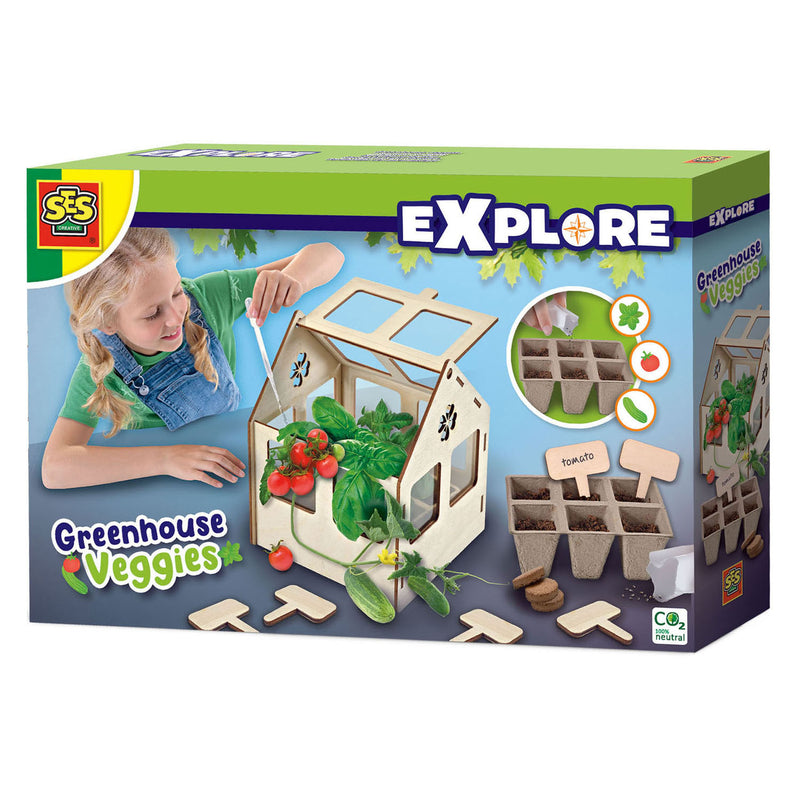 SES SES Esplora serra in legno con verdure