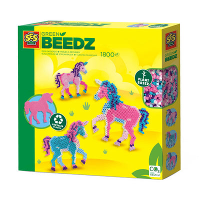 SES Green Beedz - String Bead Set Unicornio