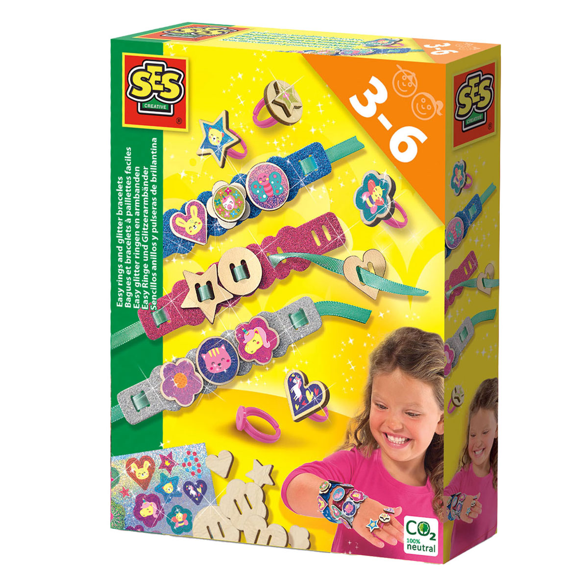 SES Easy Glitter Anillos y pulseras