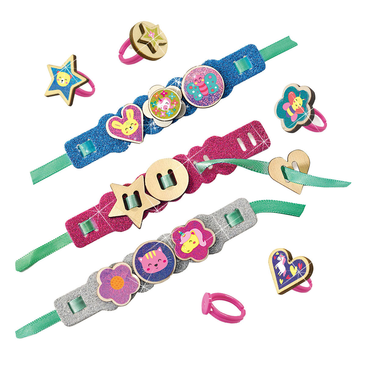 SES Easy Glitter Anillos y pulseras