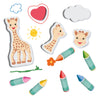 Ses Sophie La Girafe Bath gesso con forme