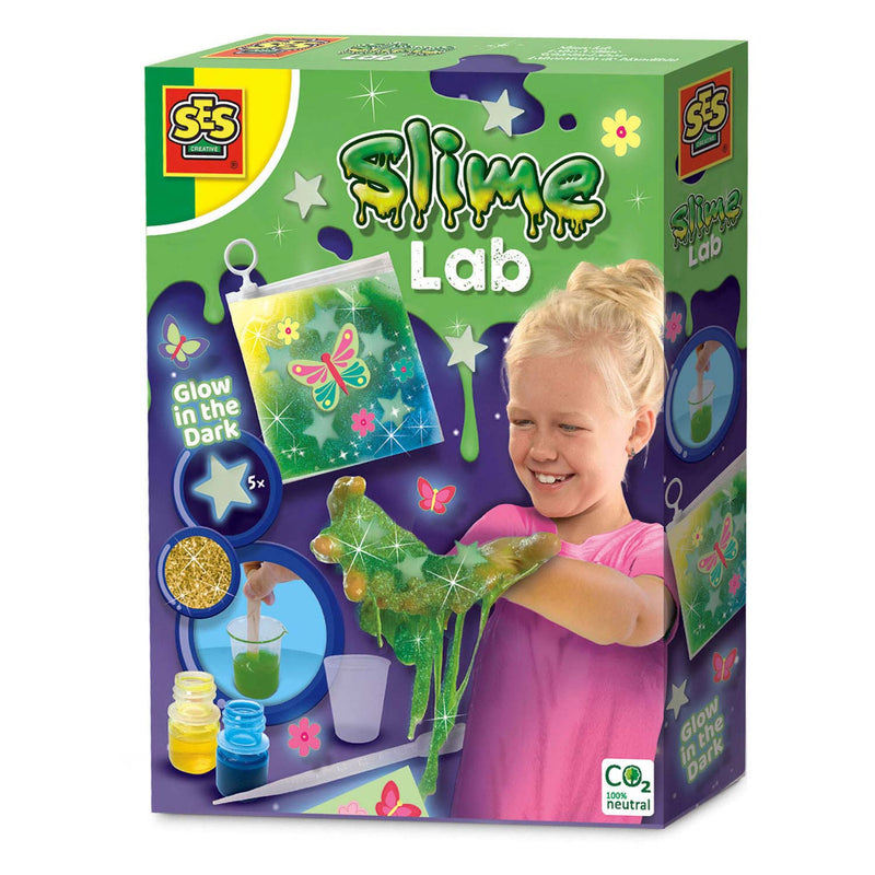 SES Slime Lab Glow al buio