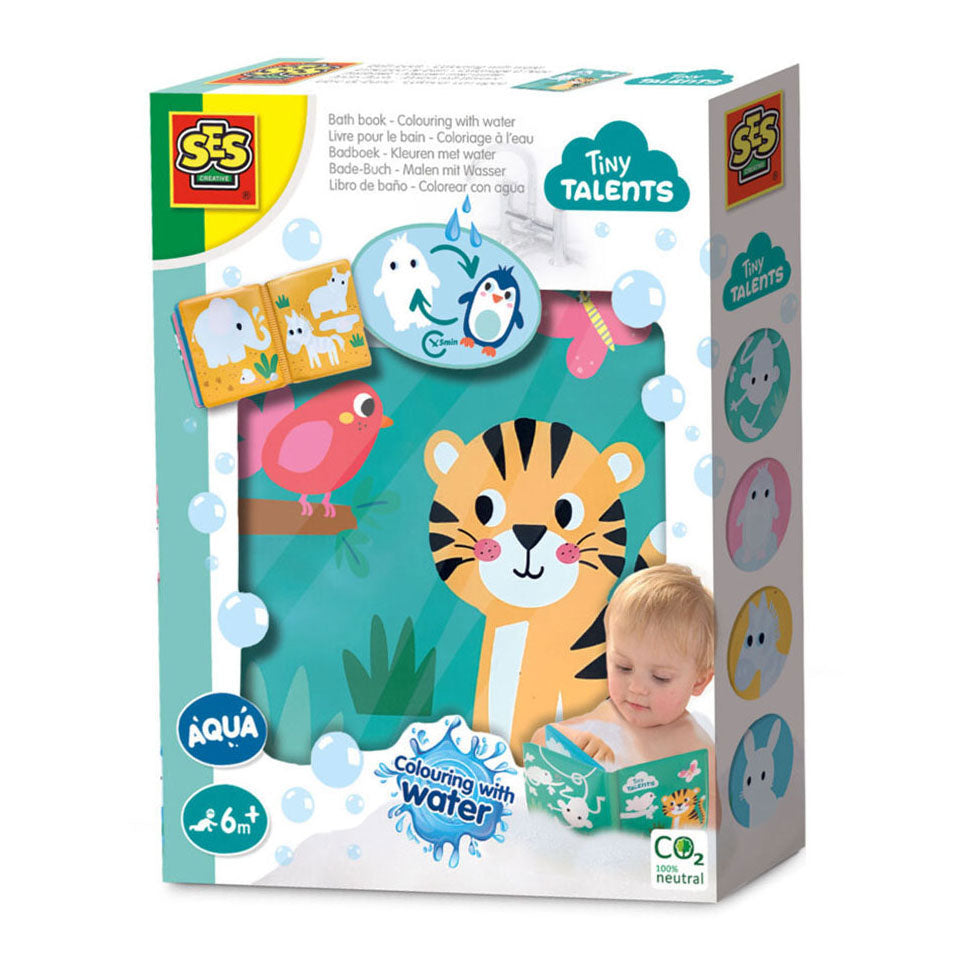 Ses creative ses tiny talents badboek - kleuren met water