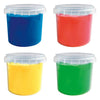 Coloros primarios de pintura para el dedo de SES, 4x110ml