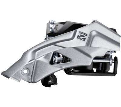 Shimano Voorkerailleur 3 x 9 velocidades Altus FD-M2000 Top Swing Dual Pull con baja abrazadera 40T (66-69 °)