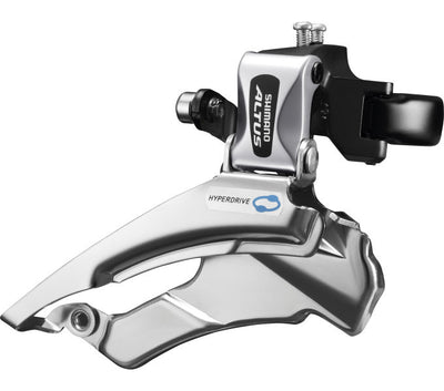 Shimano Voorkerailleur 3 x 7 Altus FD-M313 a 8 velocità Dual azionamento con un morsetto alto 42-48T (66-69 °)