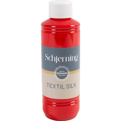 Schjerning Silk Paint cenere seta, rosso carminio, 250 ml 1 bottiglia