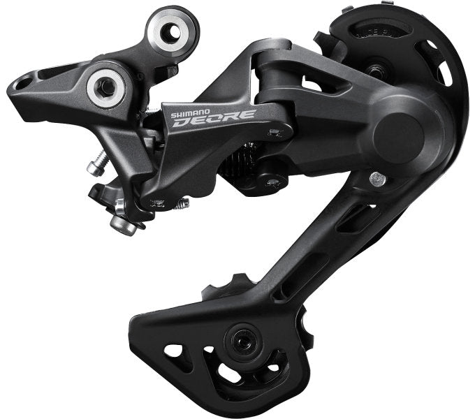 Shimano Achter derailleur 2 x 10 11 -Speed ​​Deore M4120 SGS - Assemblaggio diretto - Nero (imballaggio sul posto di lavoro)