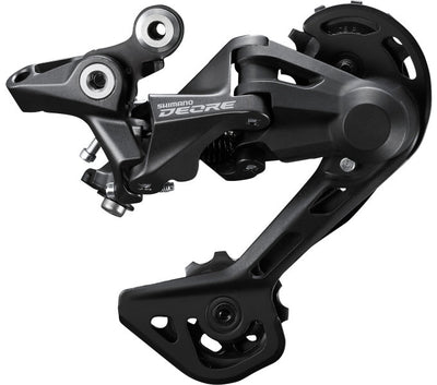 Shimano Achter derailleur 2 x 10 11 -Speed ​​Deore M4120 SGS - Assemblaggio diretto - Nero (imballaggio sul posto di lavoro)