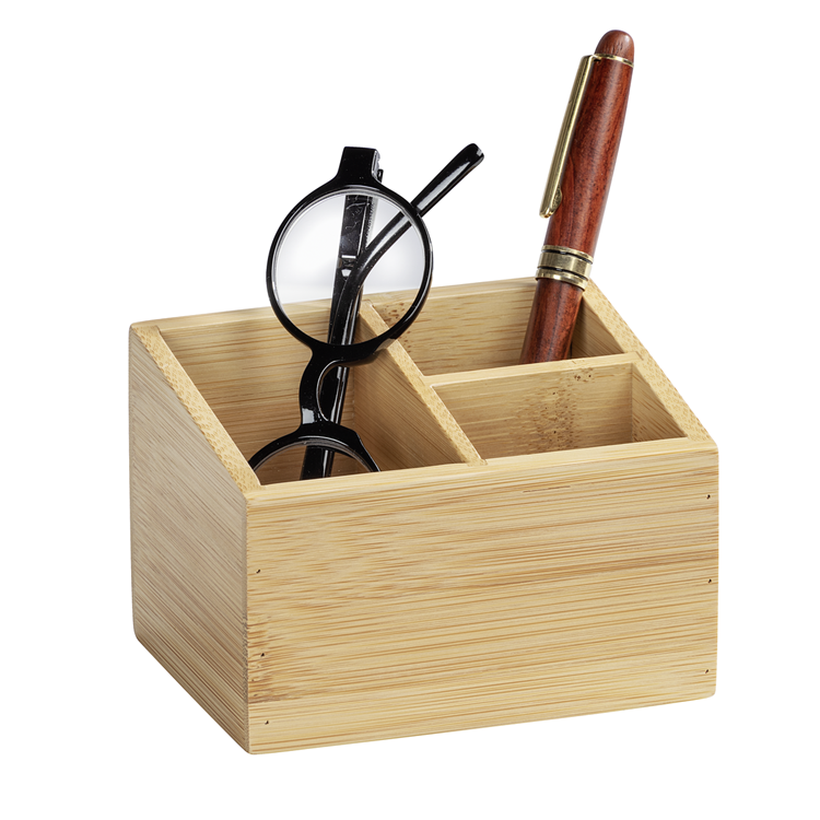 Wenko 1069598 - univ.org. terra 3 scomparti bambù | 1 pz