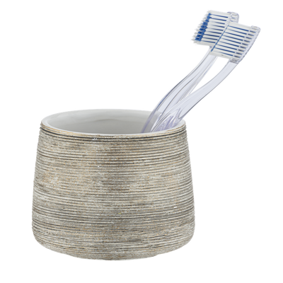 Wenko 1069587 - spazzolino da denti.fedio keram.beige | 1 pz