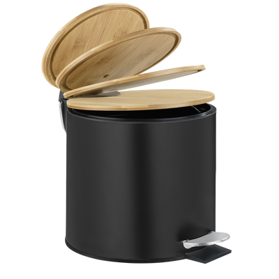 Wenko 1069599 - illecito del cestino dei rifiuti. 3 litri nero opaco. | 1 pz