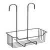 Wenko 1065528 - carrito de ducha milo acero inoxidable negro | 1 pieza