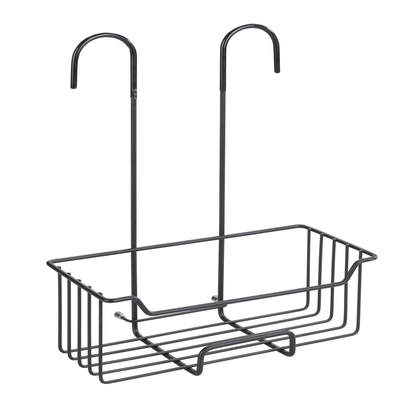 Wenko 1065528 - shower caddy milo stainless steel black | 1 pc
