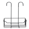 Wenko 1065528 - carrito de ducha milo acero inoxidable negro | 1 pieza