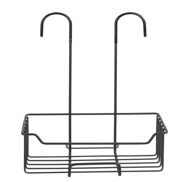Wenko 1065528 - carrito de ducha milo acero inoxidable negro | 1 pieza