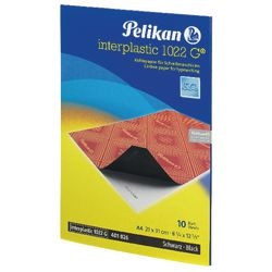 Papel carbón Pelikan 401026 A4 máquina de escribir negro 10 hojas