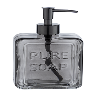 Pompa sapone Wenko in vetro grigio 550 ml