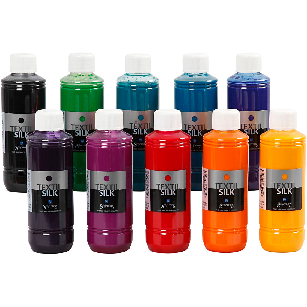 Schjerning Silk Paint cenere seta, 10x250 ml 1 scatola
