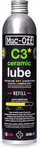 Muc-off fietsonderhoud c3 dry ceramic lube 300ml navulverpakking