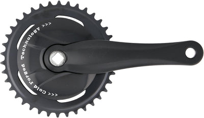 Miranda kettenradgarnitur crankset 170mm steel alu,black