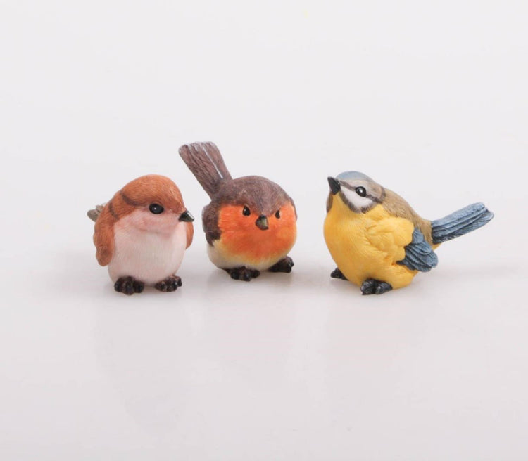 Animales de madera de granja pájaro de madera de granja 5,6x3x4cm
