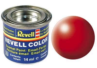 Revell pintura para el modelo de construcción número 332 alfombra de silencio rojo brillante