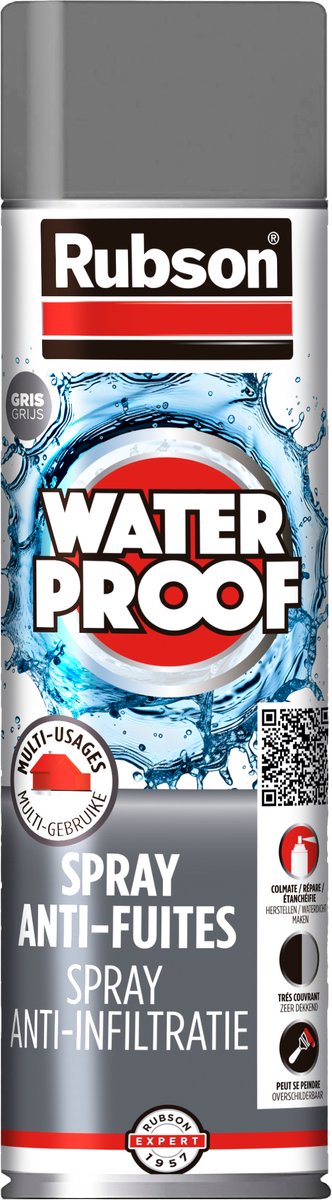 Rubson 1062665 - aquablock grigio 300ml | 2 pezzi