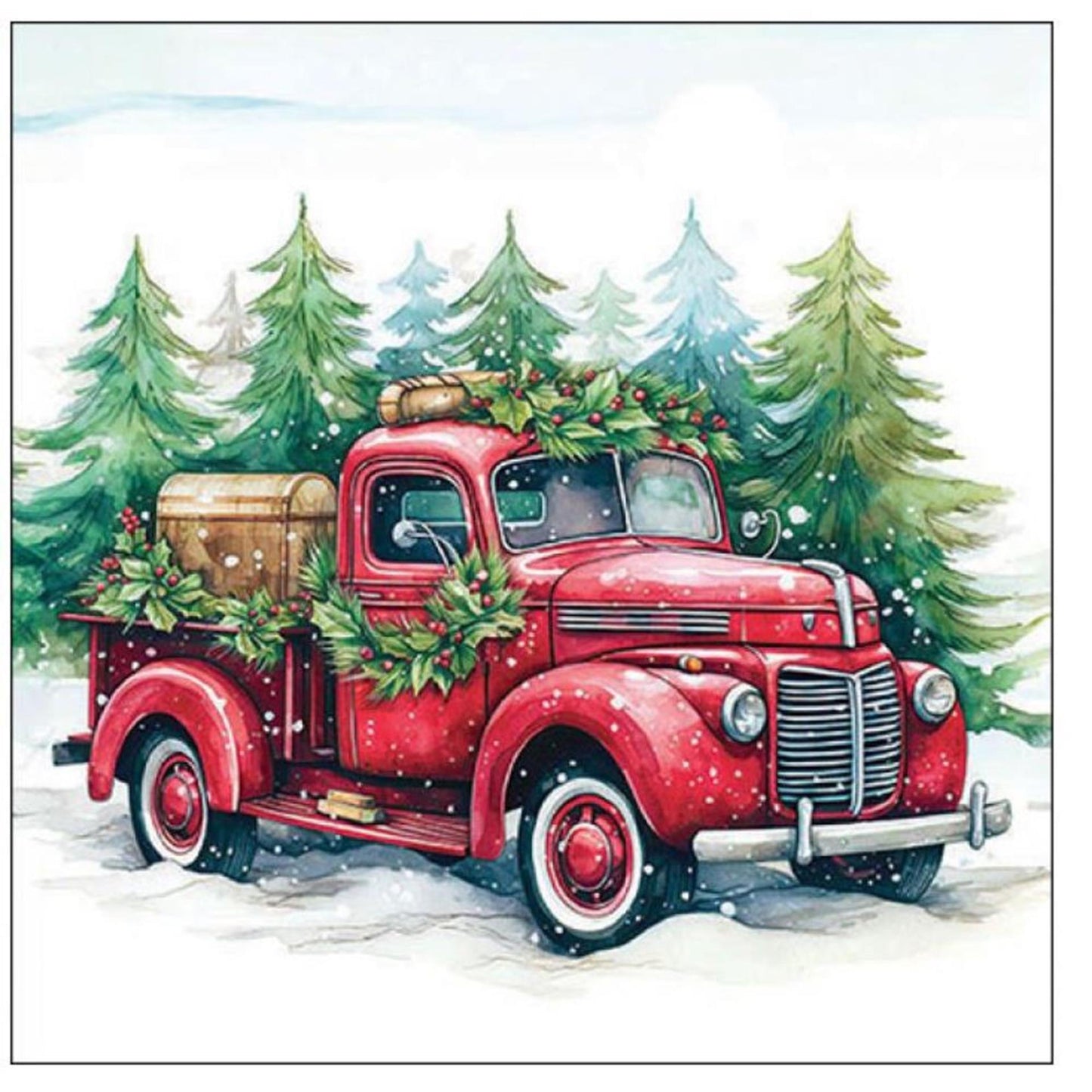 Servilletas Ambiente 33cm de en la nieve.