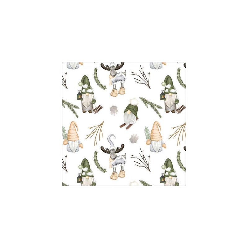 Servilletas Ambiente 33cm gnomos del bosque