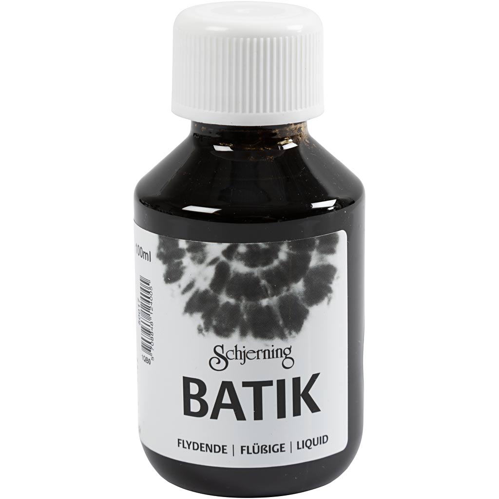 Pintura Schjerning batik, negra, 100 ml 1 botella