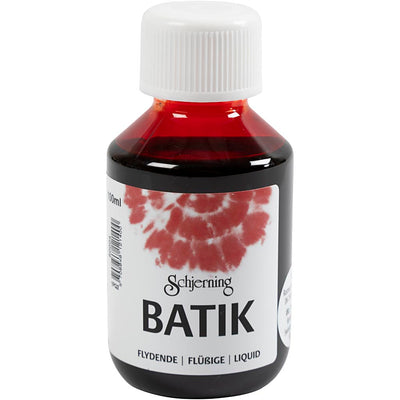 Vernice batik Schjerning, rossa, 100 ml 1 bottiglia