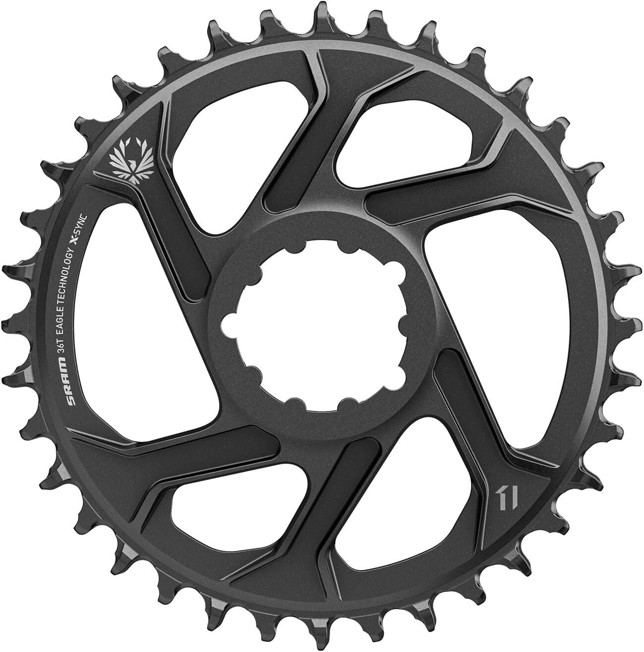 Anillo de cadena sram x-sync 2 36t negro