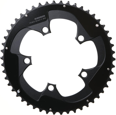 Sram Chain Ring Roaddoub. 50t alu f. Nero rosso