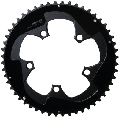 Sram Chain Ring Roaddoub. 52t alu f. Nero rosso
