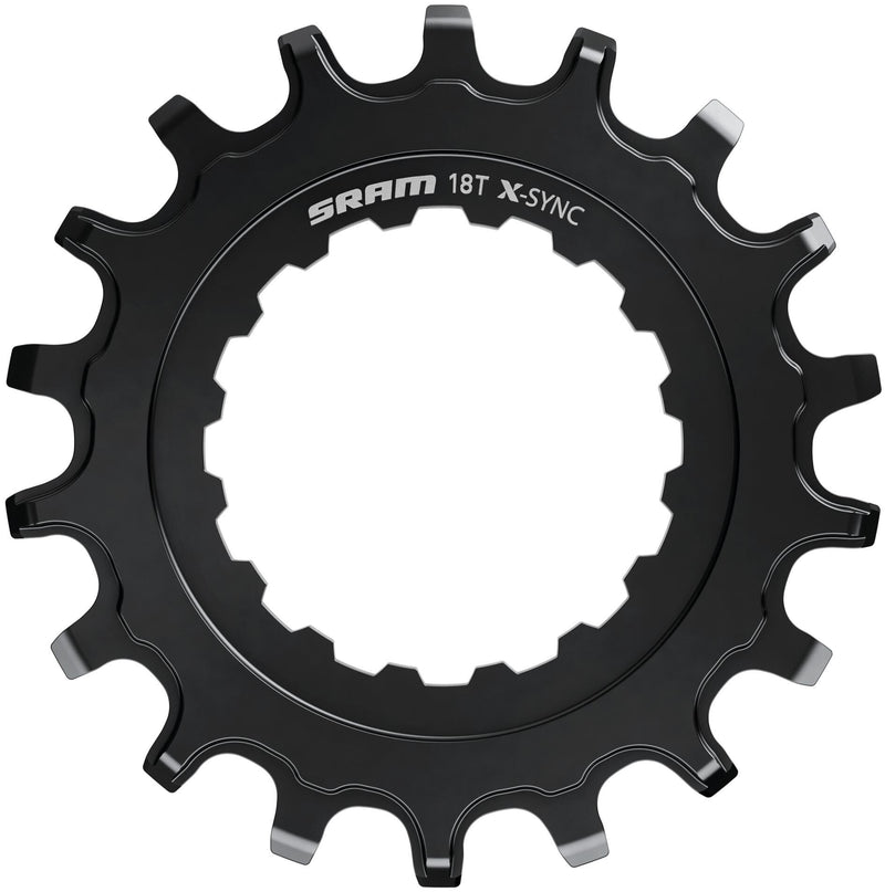 Sram motorritzel sprocket f.bosch 18t.,steel,black