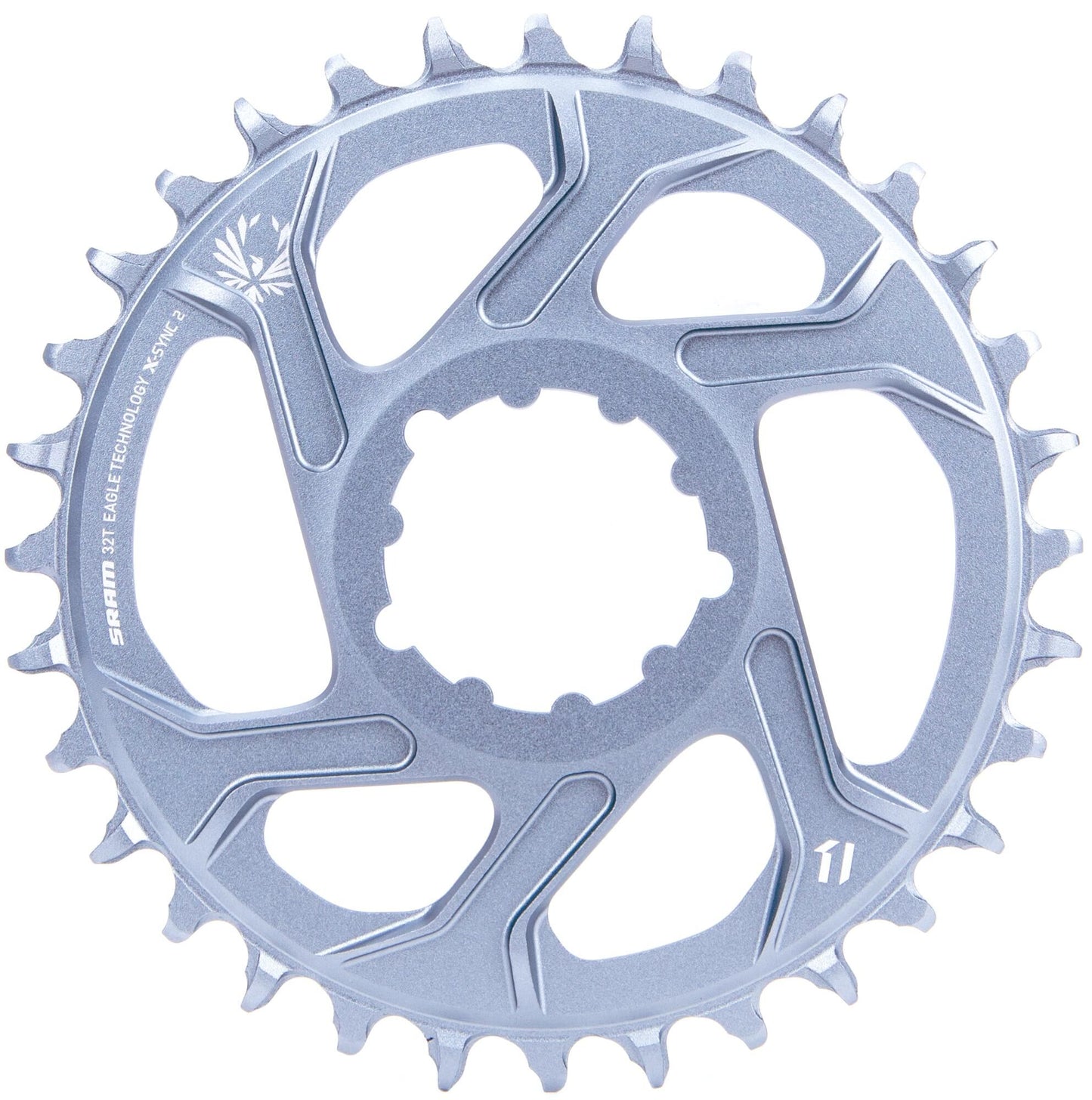 Anello a catena Sram X-Sync 2 32T Grigio polare