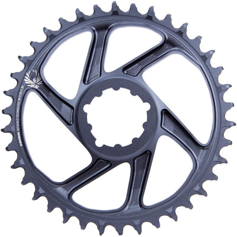Sram kettingblad x-sync2 sl chain ring x-sync2 sl 38t. alu lunar grey