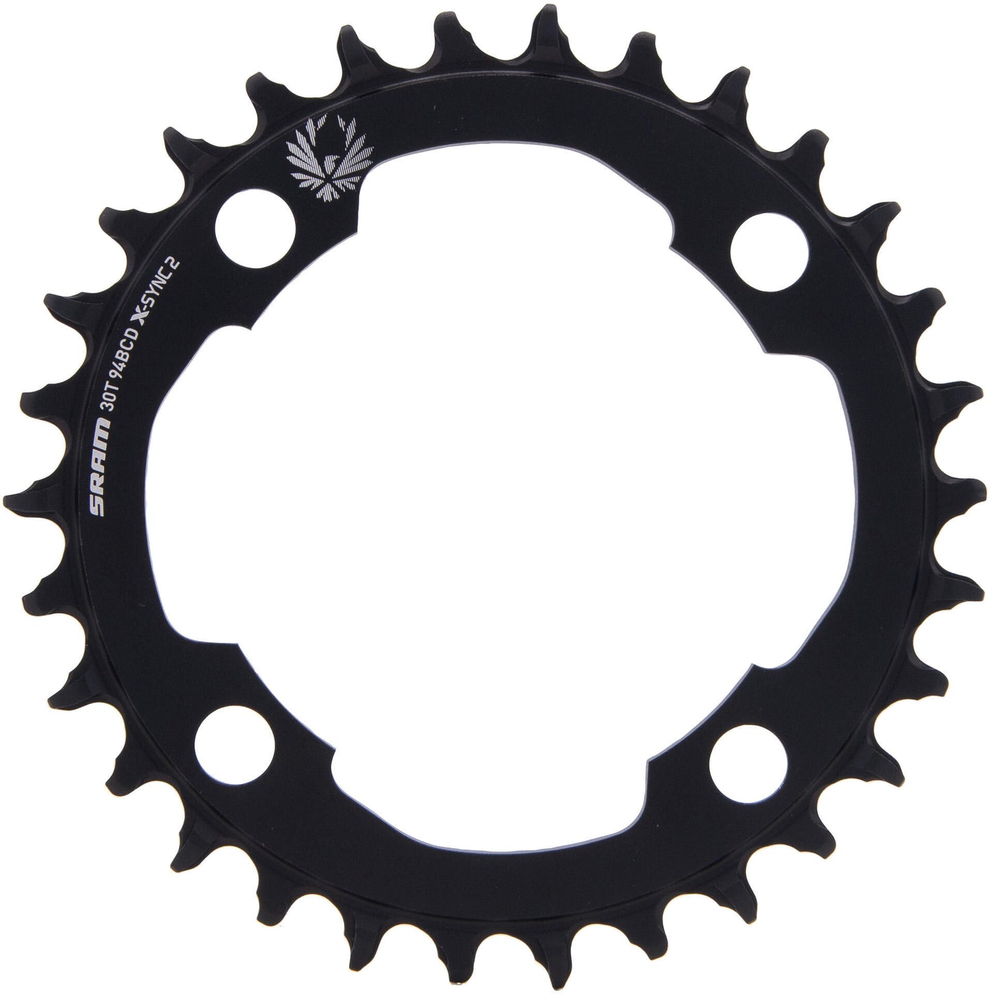 Anello a catena Sram X-Sync 30 Denti ALU NERO