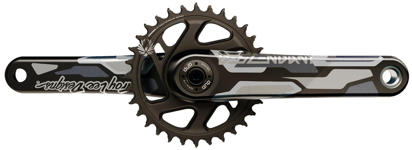 Guarnitura Truvativ descendant troy lee design eagle guarnitura truv.desc.troy lee des.eagle 165mm bl.