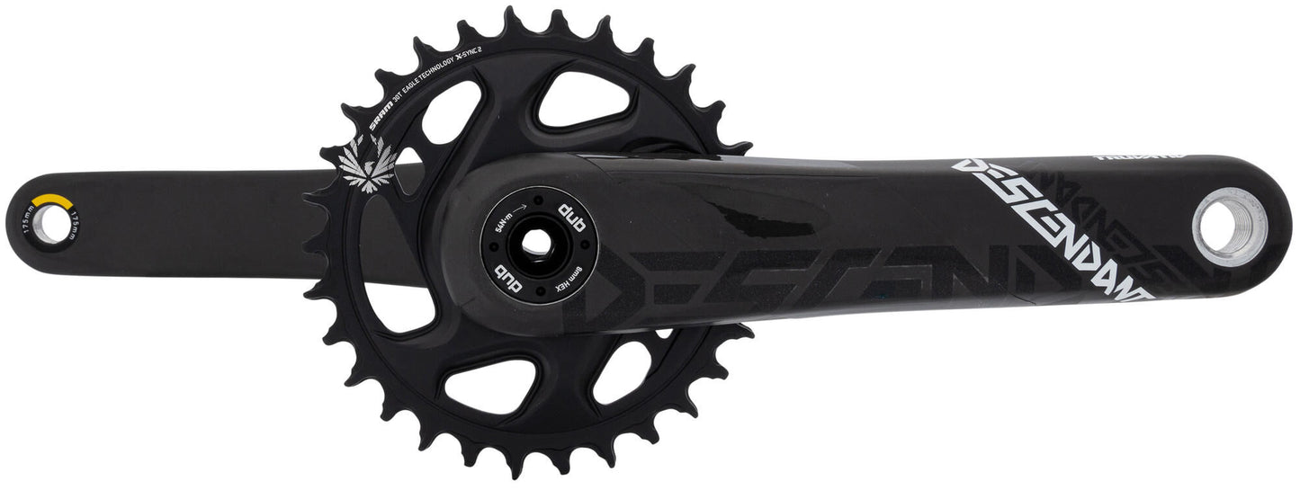 TRATVATIV CRANKSET DESCEN. Carbon Eagle 30t 175mm