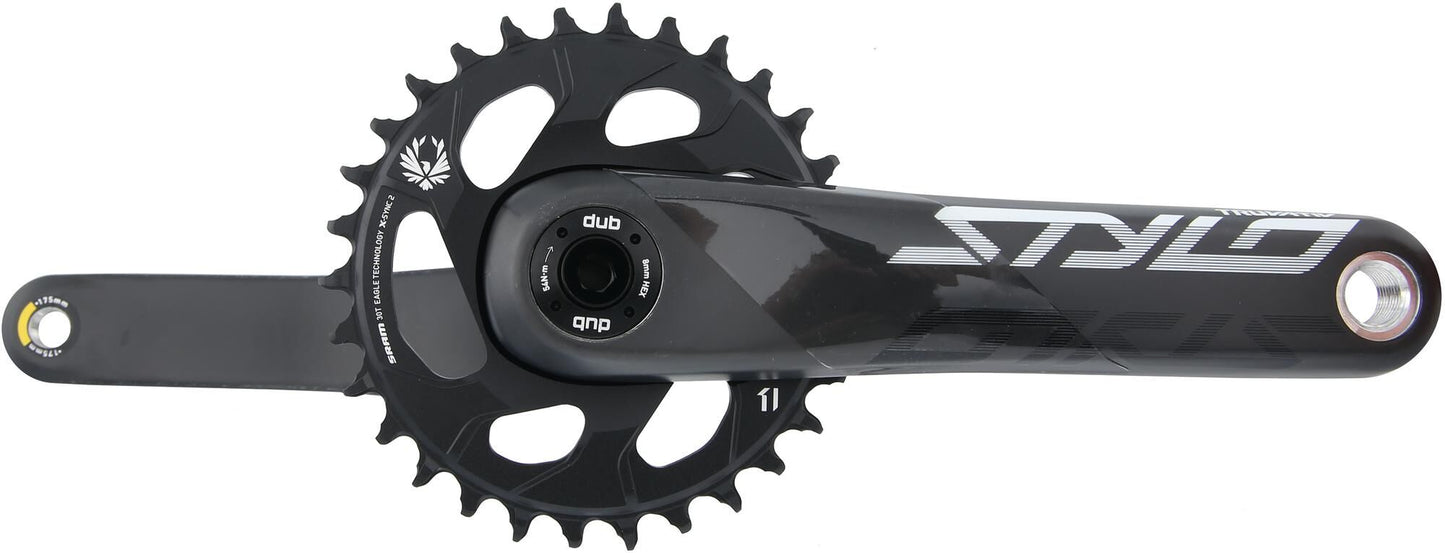 Truvativ crankstel stylo carbon eagle crank set stylo car.eagle 30t.dub fatbike