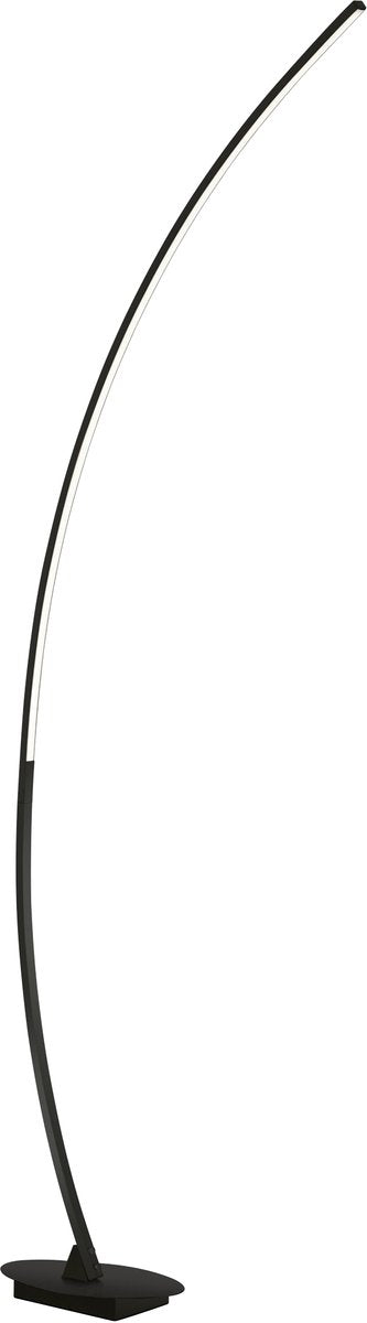 Rl live your light reality solo - lámpara de pie - negro mate - incl. 1x smd 11 w - interruptor de pie