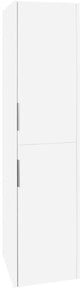 Differnz bolo hoge kast 35x160x35cm fsc mfc board hout wit hoogglans