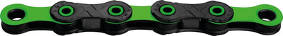 Cadena de bicicleta KMC DLC 12 126 Schakels - 5.2 mm - negro verde
