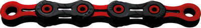 Cadena de bicicletas KMC DLC 11 118 Schakels - Negro rojo