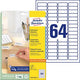 Etichette per cartelle sospese avery zweckform l6021rev-25 bianco