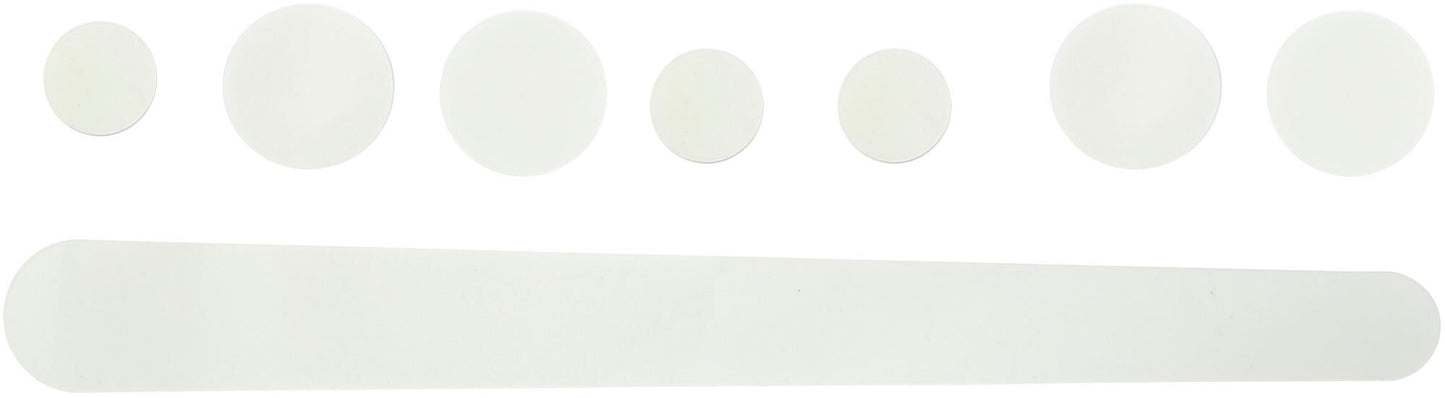 Contec achtervork- framebeschermer set full screen ct frame prot.full screen set, transparent