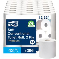 Carta igienica tork premium extra morbida maxi confezione 42 rotoli bianca