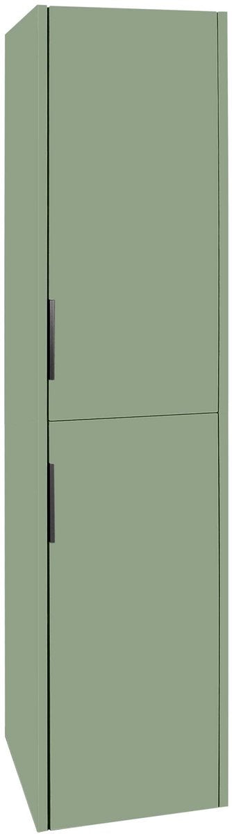 Differnz bolo hoge kast 35x160x35cm fsc mfc board hout groen mat
